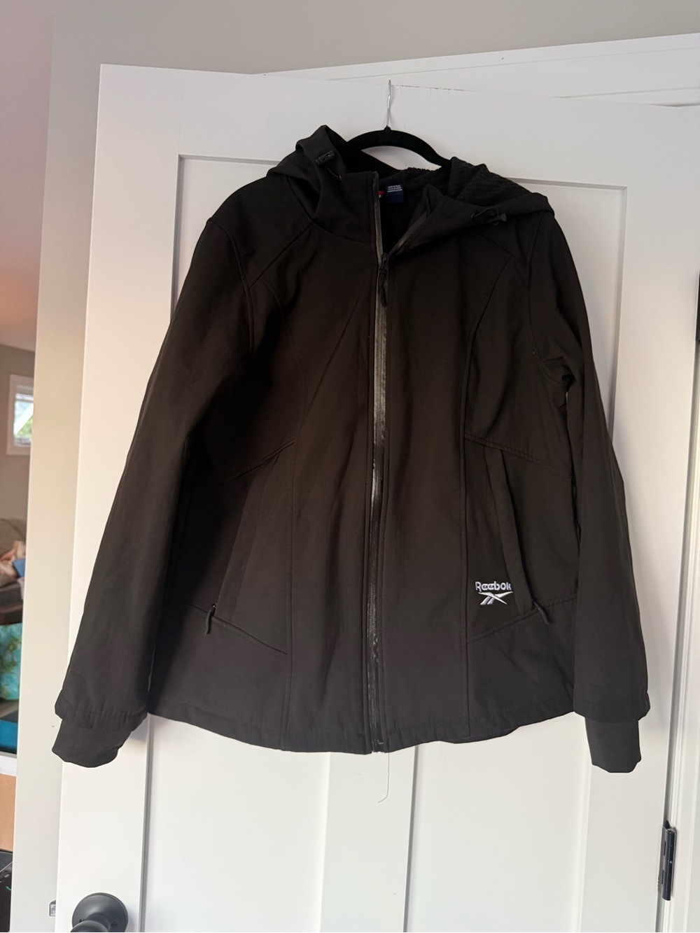 Reebok Black Hooded Performance Jacket
